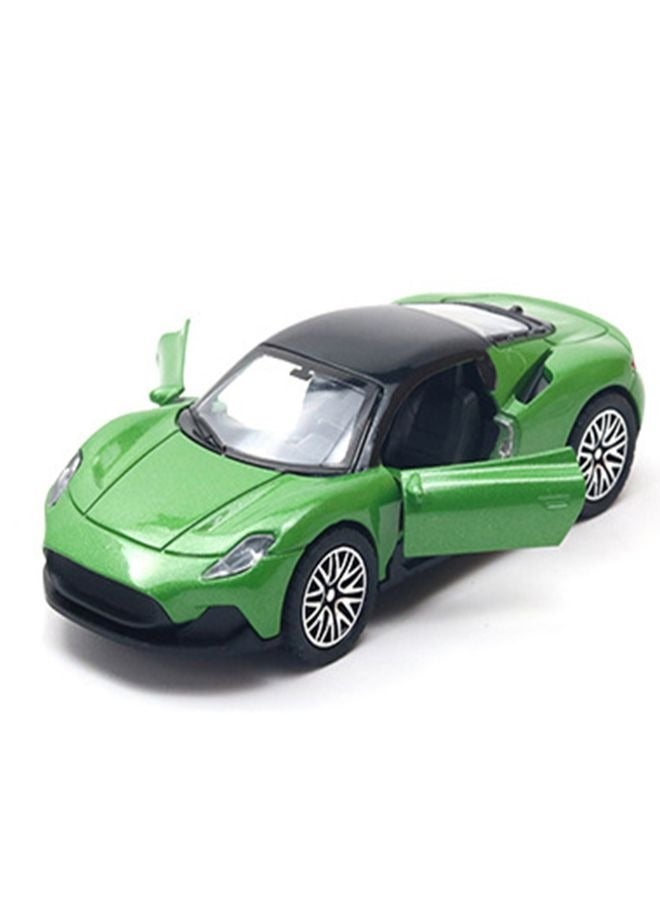هالامودو 1:36 سبيكة السيارة الرياضية نموذج , سحب مرة أخرى لعبة السيارة , نموذج السيارة للأطفال فتى فتاة هدية , شاشة الجمع , أخضر 11.5 سم * 5 سم * 3.5 سم - Image 3