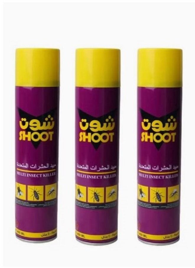 Shoot - Shoot insect killer spray, 3 pieces - Image 1