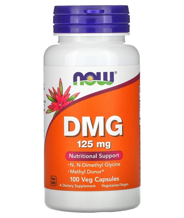 now DMG 125 mg 100 Veg Capsules