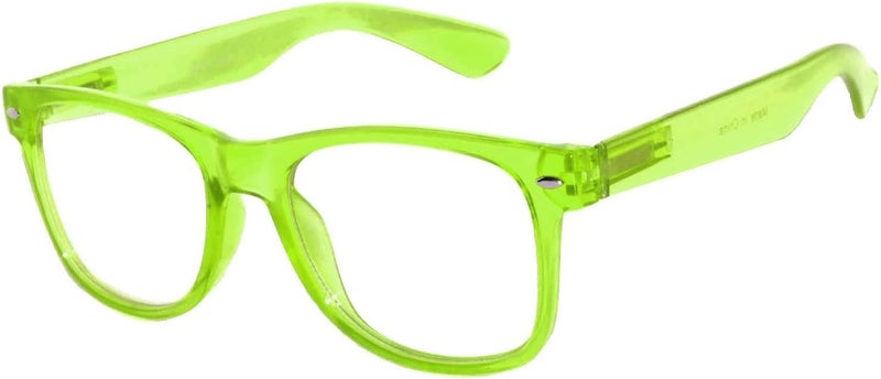 OWL Kids Clear Lens Colored Glasses Protect Child's Eyes from UVB UVA - Image 1