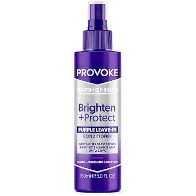 Provoke TOUCH OF SILVER LEAVE-IN CONDITIONER, PROTECTS AGAINST HEAT DAMAGE AND SPLIT ENDS, 150 ML - Image 1