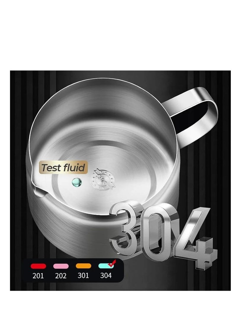 SYOSI - Stainless Steel Oil Filter Pot, 50oz Grease Container with Fine Mesh Strainer, 304 Stainless Steel, Large Capacity, Versatile Oil Filter Vessel, Multi-Function Frying Net Tank for Kitchen/Camping - Image 1