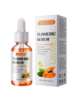 Turmeric Serum for Dark Spots 1 Fl Oz, Turmeric Dark Spot Corrector Serum for Face & Body, Anti Aging Facial Serum for Women and Men, Reduces Hyperpigmentation, Age Spots, Sun Spot, Improve Skin Tone