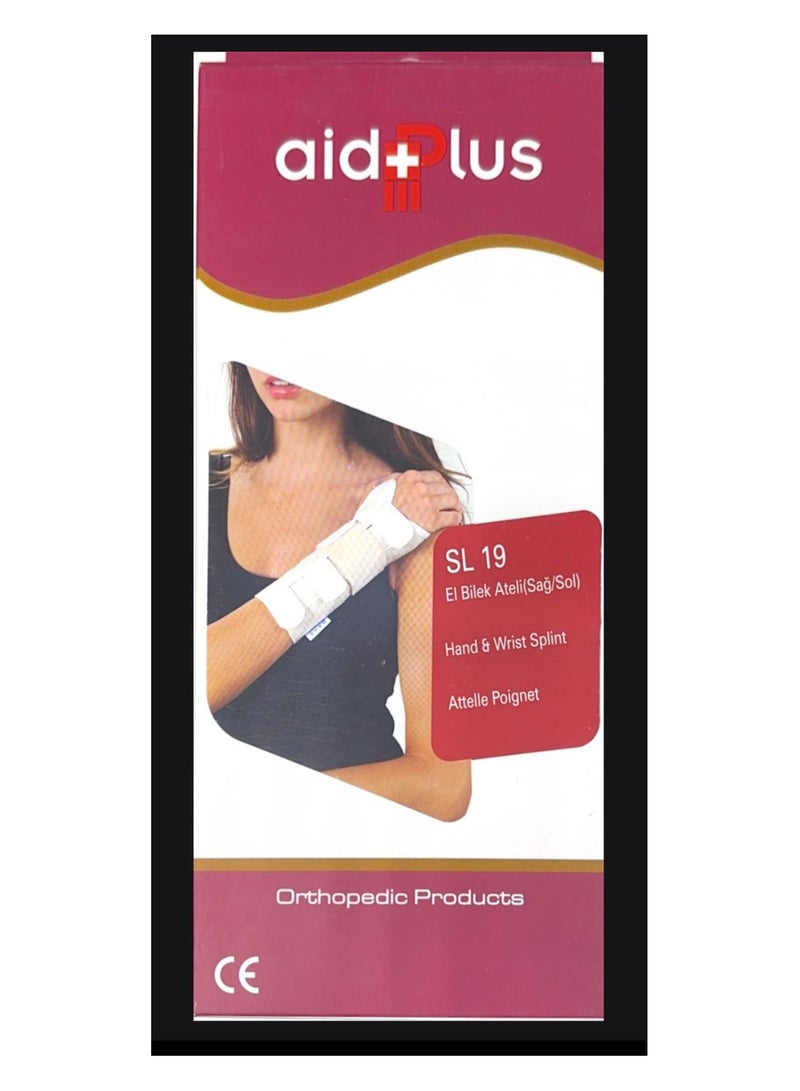 Aidplus AID-PLUS, HAND WRIST SPLINT ( LEFT), LARG