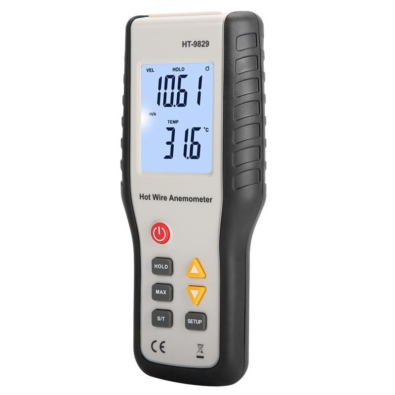 HT9829 Thermal Anemometer Wind Speed Air Volume Temperature Tester - Image 5