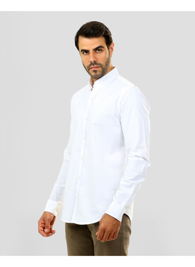 DOTT Oxford Slim Fit Classic Button-Down Shirt - Image 3