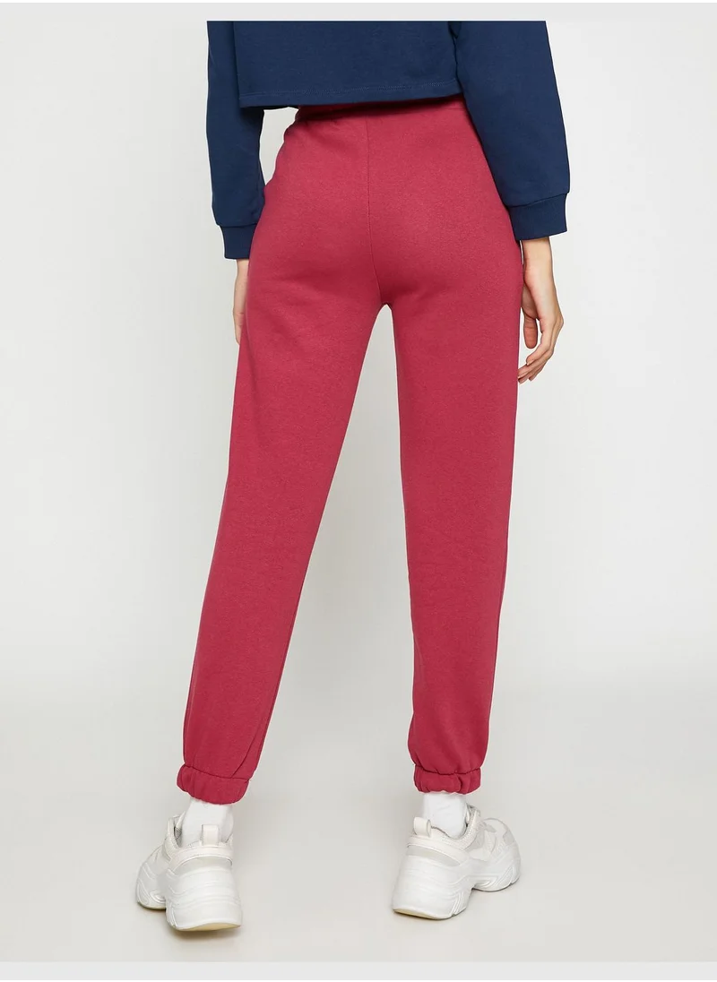 KOTON Drawstring Jogger Sweatpants