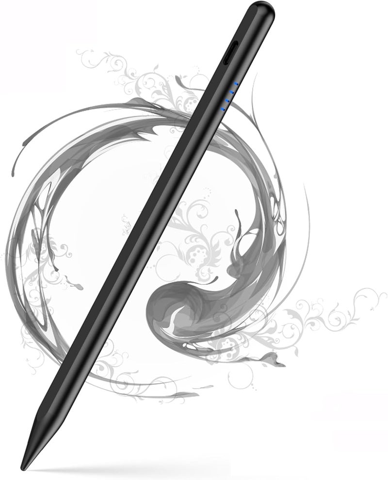 CMARS Stylus Pens for Touch Screens, Tablet Pen Android for Samsung/iPhone/Lenovo/Huawei/and Other Android Smartphones and Tablets, Magnetic Pen Rechargeable Tablet Writing Pen Black - Image 1