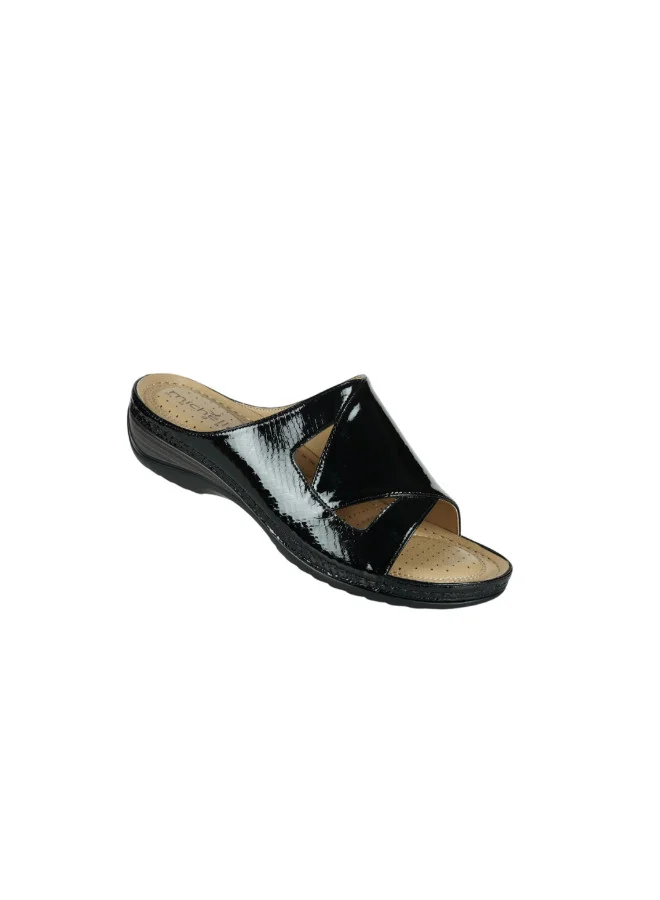 ميشيل مورجان 092-2832 Michelle Morgan Ladies Wedge Heel Sandals 88909-62 Black