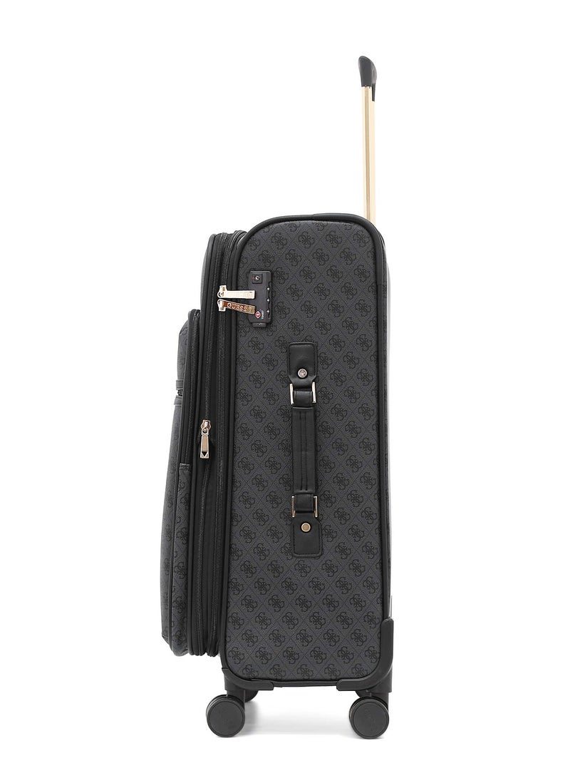 Guess Softside Double Spinner Luggage Set - 3 Piece Expandable Suitcases - Image 5