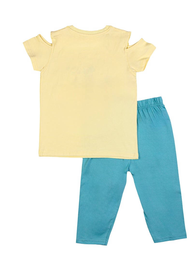 Zercon Summer Pajama Set for Girls  - Image 3