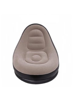 J&UNIQUE JUNIQUE Inflatable Lounger Set 2in1 Sofa Chair with Footstool Portable Outdoor Recliner with Air Pump Multicolor  - Image 3