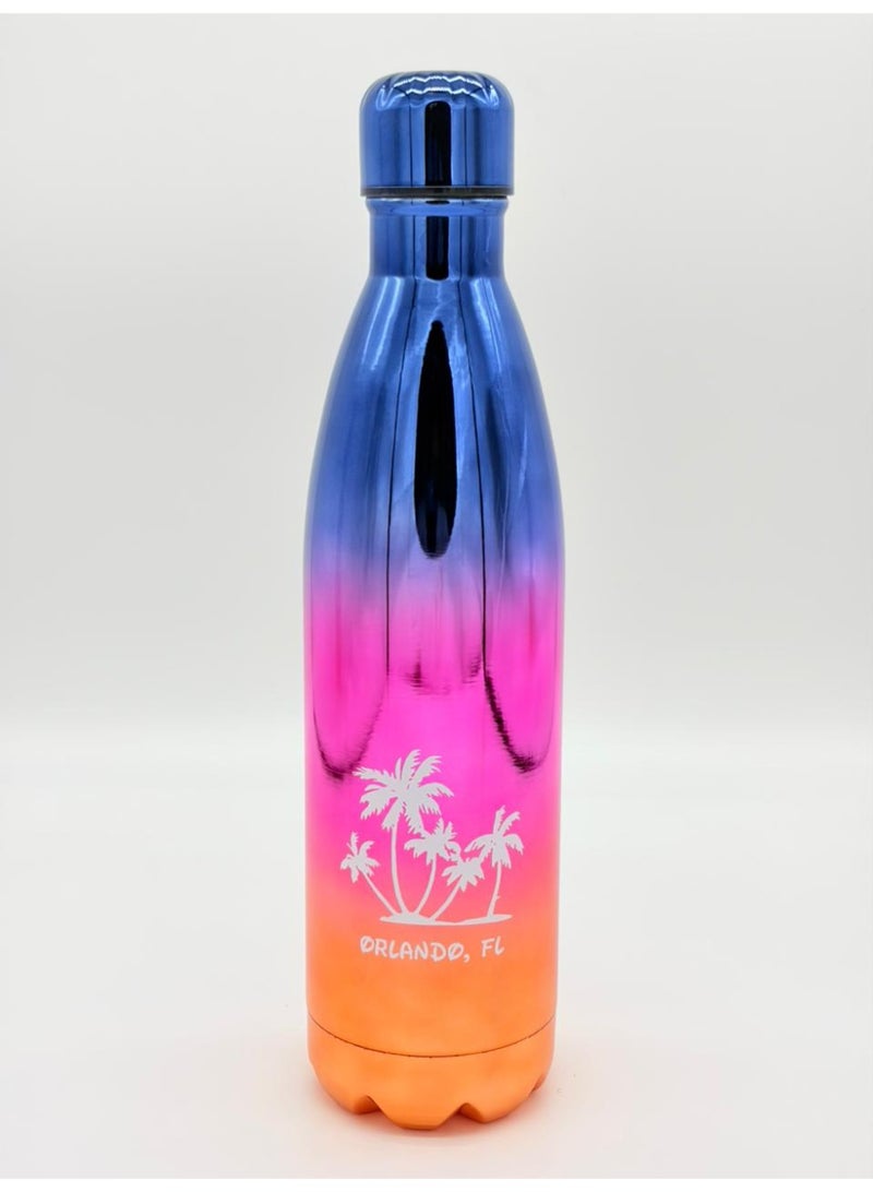 أو جي إس زجاجة مياه استانلس ستيل عازلة للبرودة 24 ساعة والحرارة 12 ساعة - أنيقة، محكمة الإغلاق 750مل - Image 1