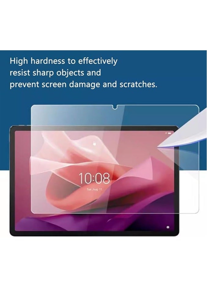Tempered Glass Screen Protector for Lenovo Tab P12 12.7, 2023 Edition, 9H Hardness, Scratch Resistant, Fingerprint Resistant, Air Bubble Resistant, Clear Full Cover for Lenovo P12 12.7" Tablet - Image 4
