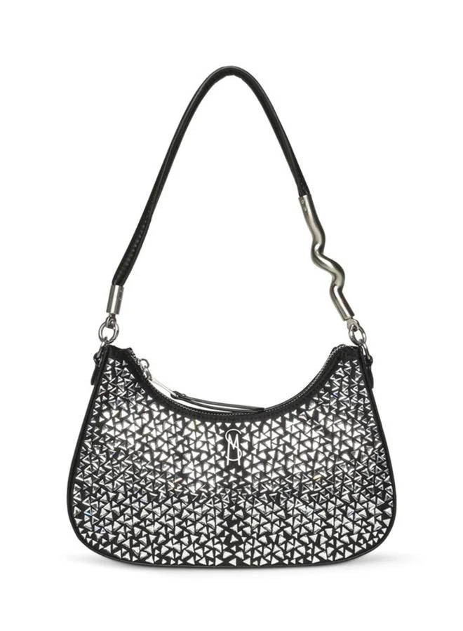 Steve Madden Braz Black Sil Women's Shoulder Bag