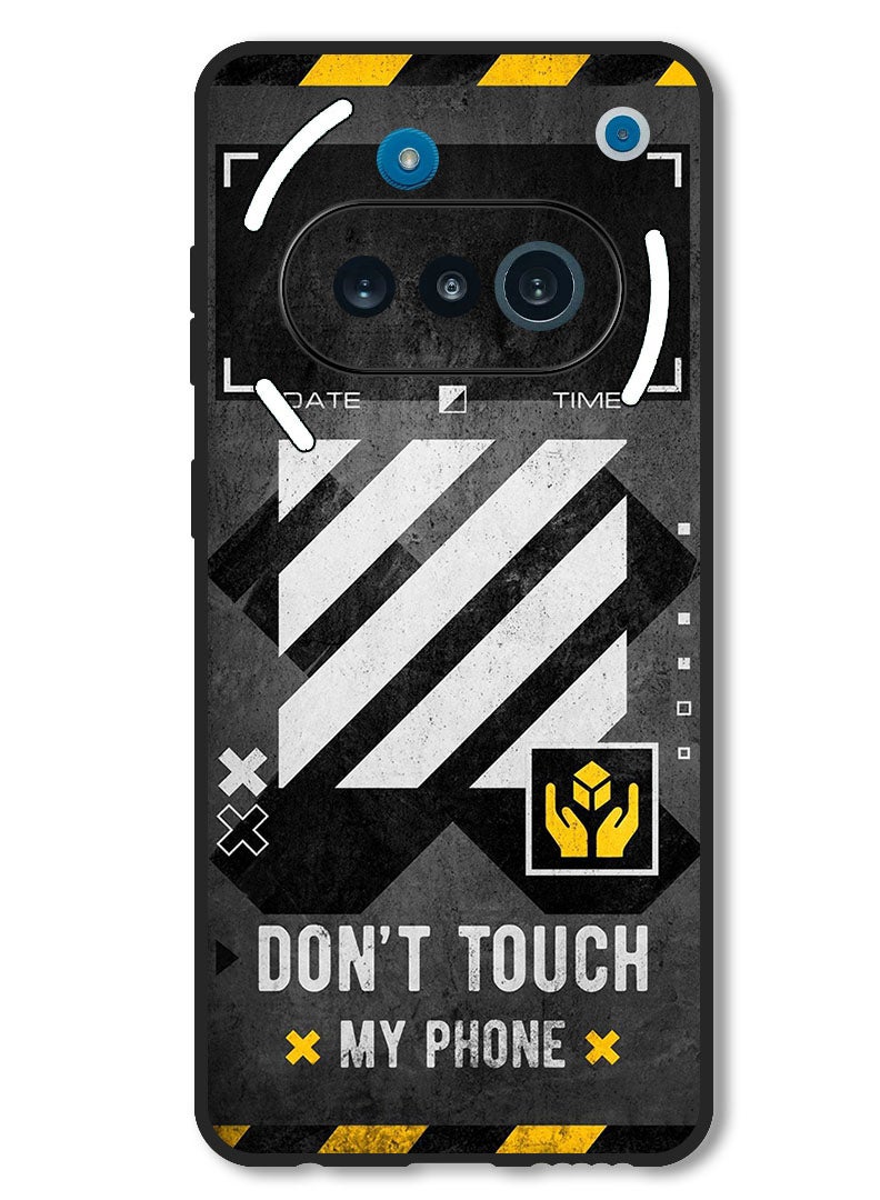 Theodor حافظة متوافقة مع هاتف Nothing Phone 3a حماية مضادة للصدمات غطاء بامبر لا تلمس هاتفي 1 - Image 1