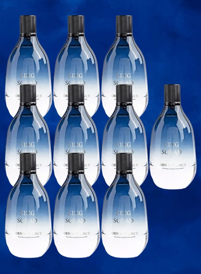 كينج 10 قطع عطر كينغ سكواد بورن إن فرانس 100 مل - Image 1