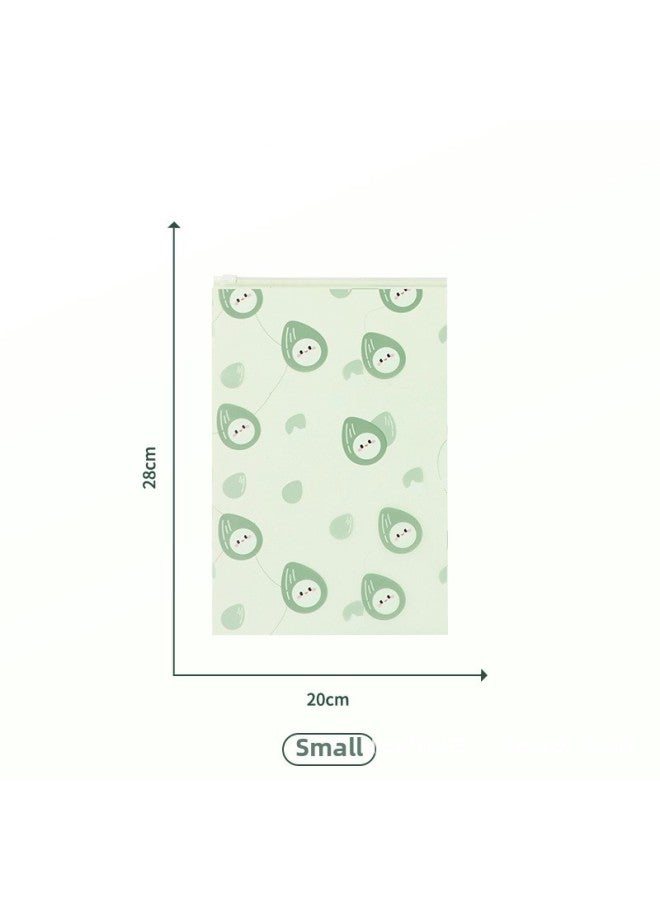 Nut Travel Storage Bag Clothes Tidy Bag Portable Frosted Waterproof Sealed Bag Luggage Clothes-Specification:20*28 Green - Image 1