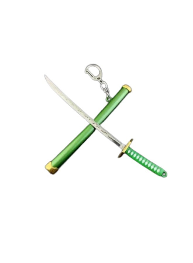 ميدالية مفاتيح الساموراي العصري - تصميم معدني فاخر - Image 2