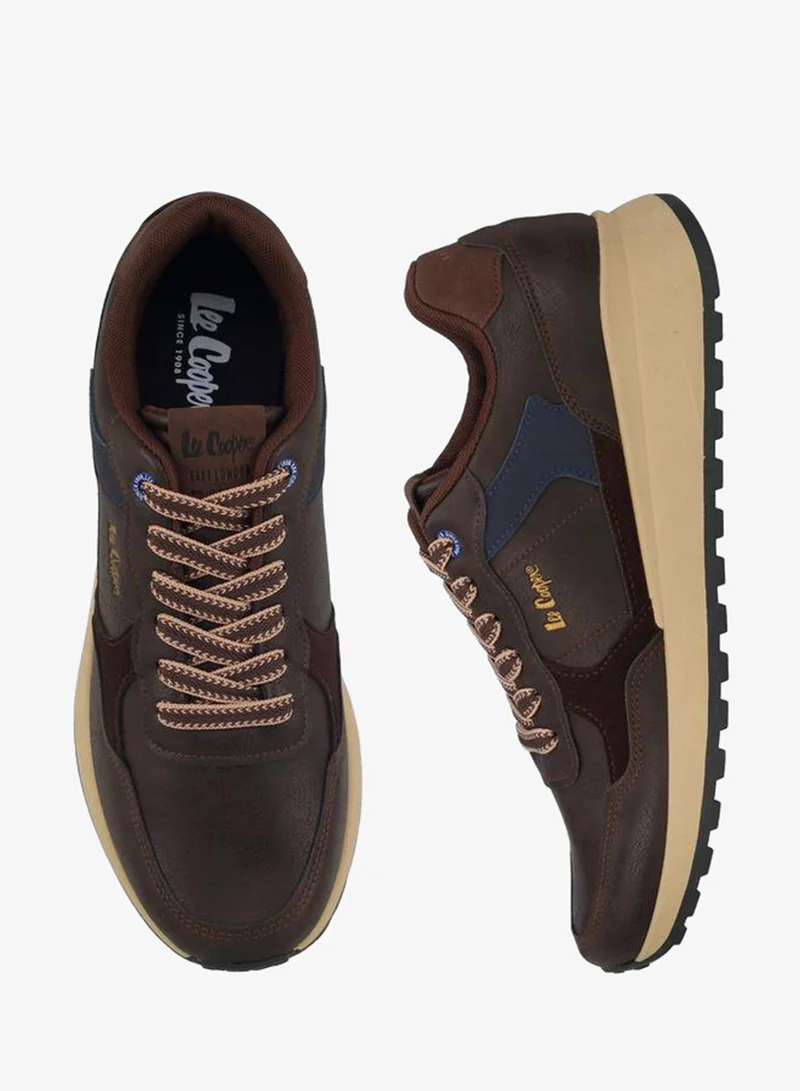 Men Lace-Up Ankle Sneakers