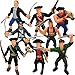 ArtCreativity Pirate Action Figures Playset 35 Inches Set of 8 Plastic Pirates Figures in Assorted Poses Little Pirate People Action Figurines Toys Play Set for Kids - Image 2