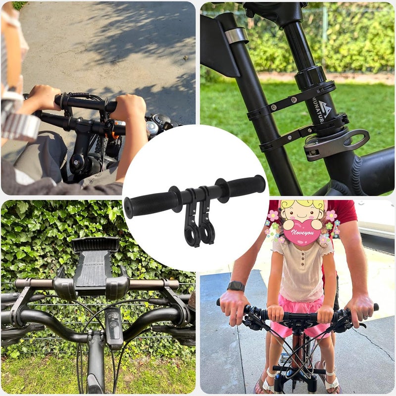 HANEVEAR Kids Bike Handlebars Extender, 2 in 1 Child Bike Handlebar & Bicycle Handlebar Extension, 11.8" MTB Bracket Accessories for Mountain Bike BMX Cycling, Fit 25-32mm Bars Caliber - Image 5