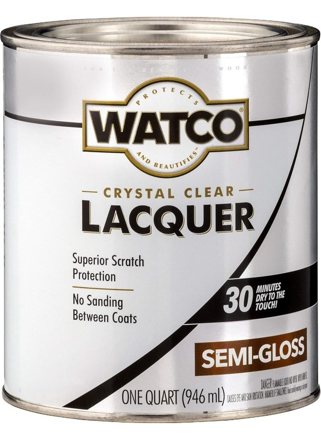 RUST-OLEUM Watco Lacquer Clear Wood Finish Quart 