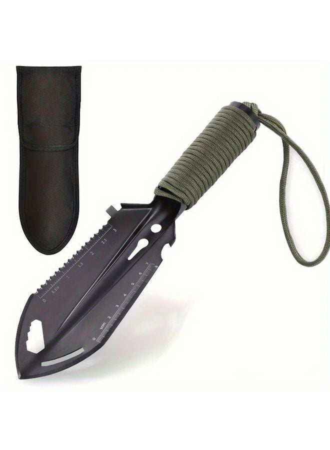 Black Ultralight Backpacking Trowel Compact Multi Tool for Camping Hiking Outdoor Survival - Image 5