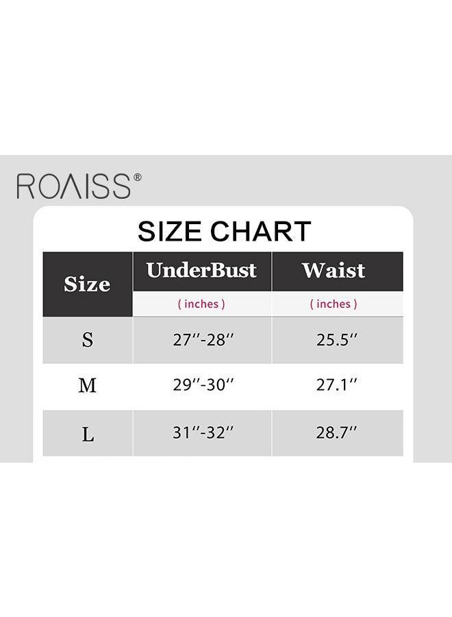 roaiss Stitching Teddy Lingerie Set for Women Bralette and Panty Underwear Sets with Garter Belt Ladies Padded Spaghetti Strap Bodysuit  - Image 4