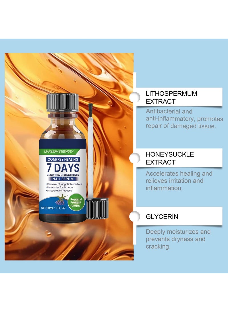 7 Days Nail Repairserum Nail Cleansing, Gentle Repairof Cuticles, Nail Care And Repairliquid（30ml） - Image 2