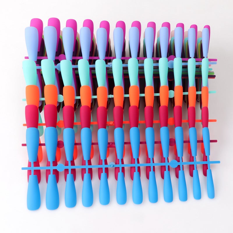 Ballet Nails Matte Frosted Trapezoid Nails Coffin Nails 40 Colors 24 Pieces Strip Pack Fake Nails Style - Image 2