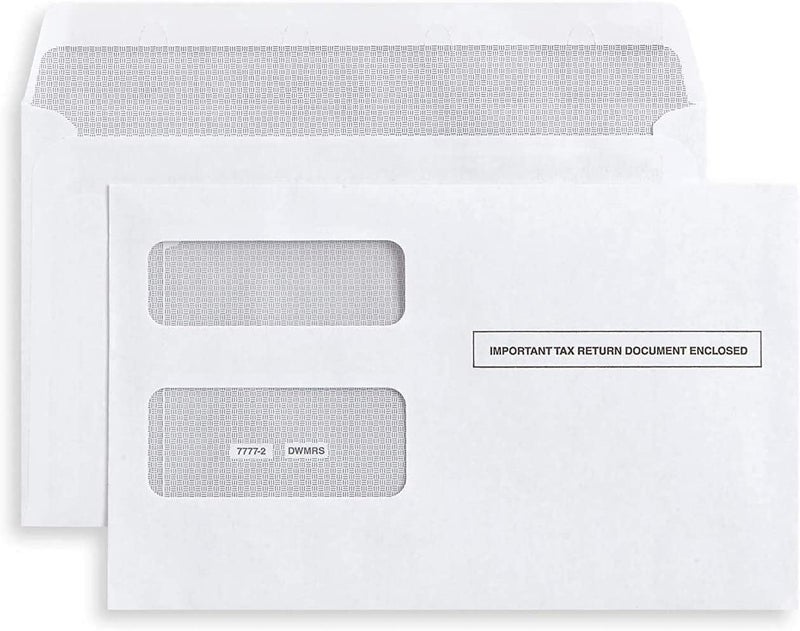 Dutymark 1099 INT Interest Tax Forms Set 4 Part 10 Pack for 2025 And Self-Seal envelopes. Kit For 10 Vendors, Laser Forms Designed for QuickBooks and Accounting Software - Image 5