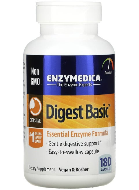 Digest Basic, Essential Enzyme Formula, 180 Capsules