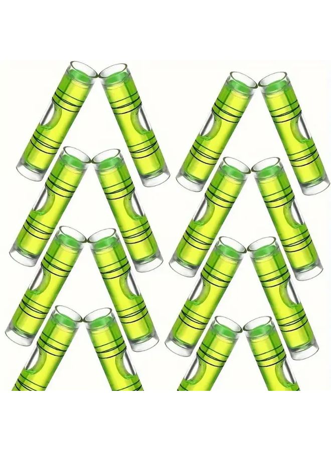 8pcs Green Spirit Level Set Household Bubble Levels for Picture Frames - Image 3