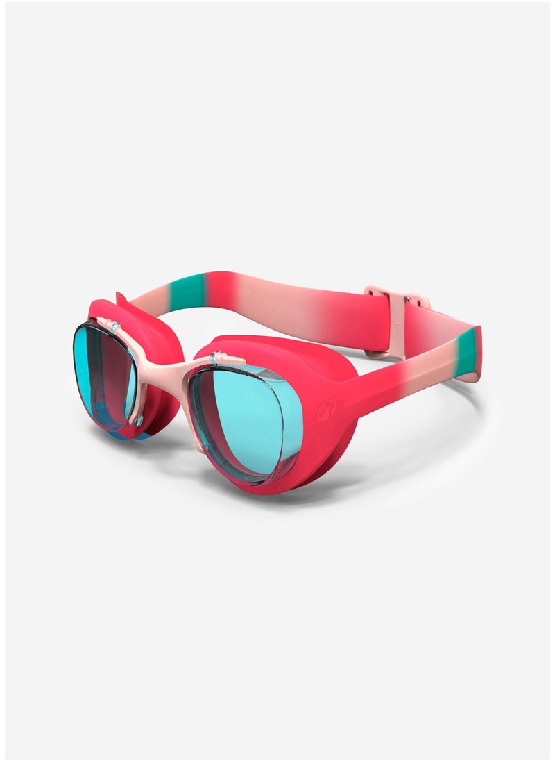 NABAIJI NABAIJI by DECATHLON, Kids Swimming Goggles UV Protection Anti Fogging Clear Lenses Xbase Pink  - Image 1