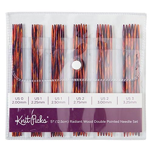 KnitPicks Knit Picks Double Pointed Wood Knitting Needle Set Radiant 5 - Image 3