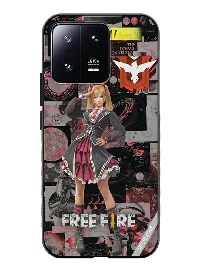VR CREATIVE Protective Case Cover For Xiaomi 13 Freefire Design Multicolour - Image 1
