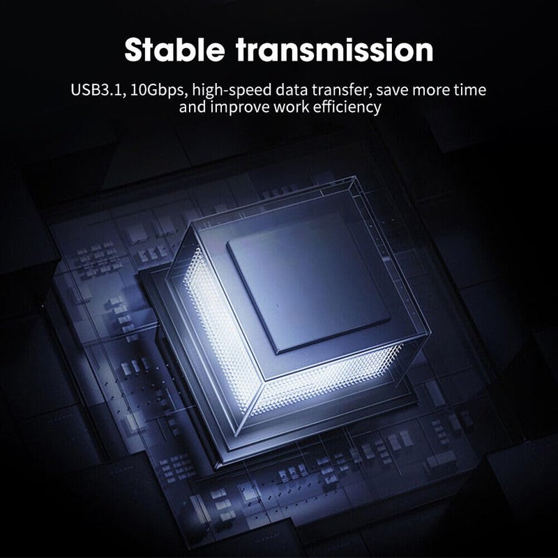 ETZIN 10Gbps Type C Female to USB Male, 90 Degree USB C to USB A Adapter, 3.1 Adapter 10Gbps A Double Sided Charging & Sync-EPL-1052TC. (Right Angle USB C) - Image 3