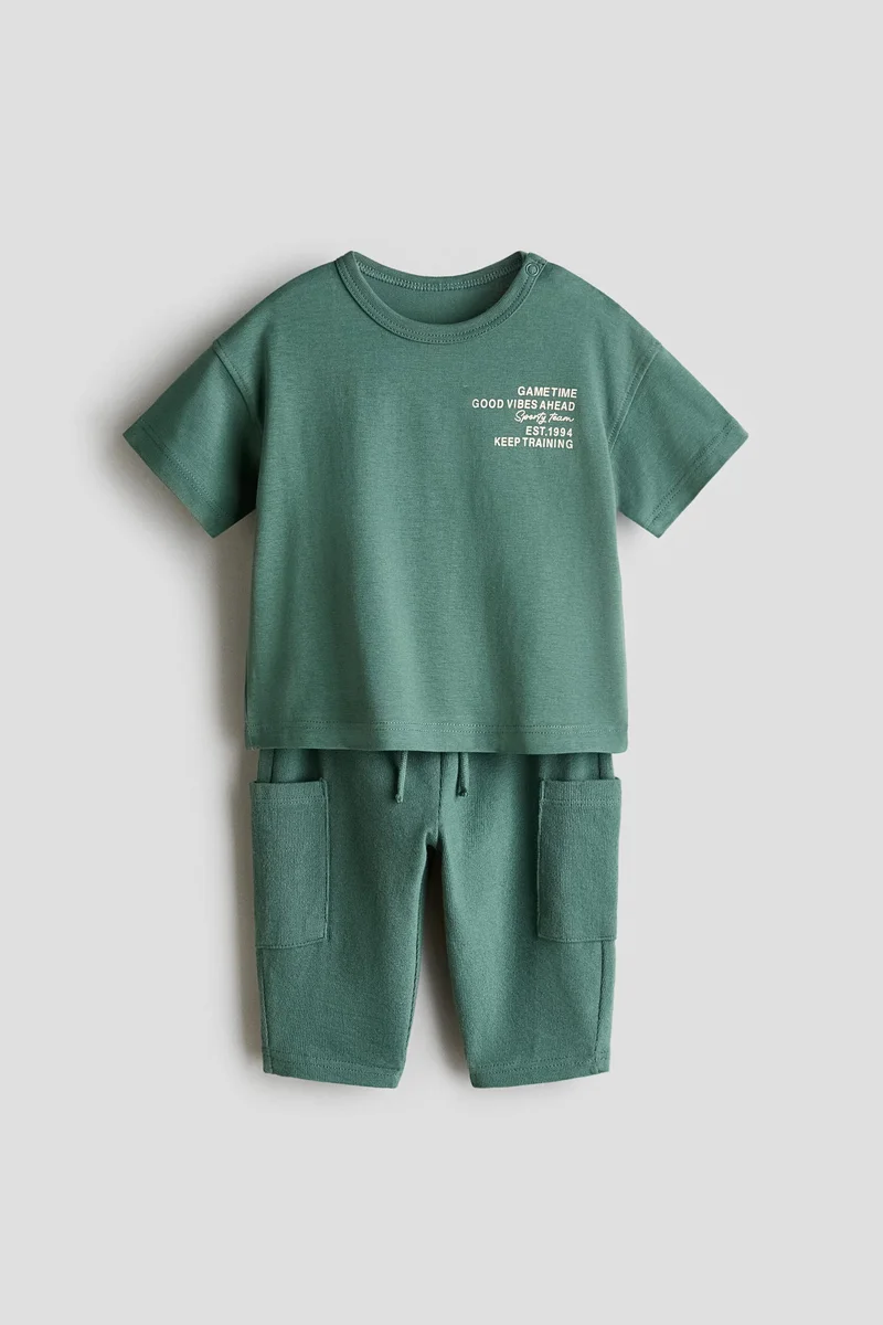 H&M 2-piece cotton set