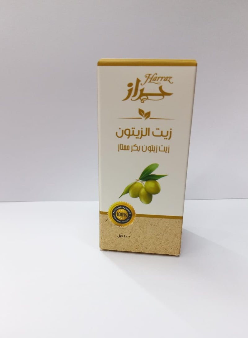 حراز زيت زيتون بكر ممتاز طبيعي ذو جودة فائقة - 100 مل