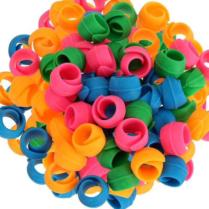WUWEOT 100 Pack Thread Spool Savers Spool Huggers Holder for Sewing Embroidery Machines Prevent Thread Tails from Unwinding