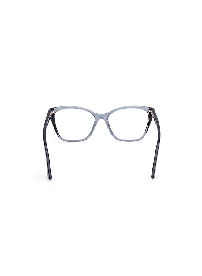 SKECHERS Women's's Cat Eye Eyeglass Frames Shiny Light Blue SKECHERS SE5010208453 53 mm - Image 4