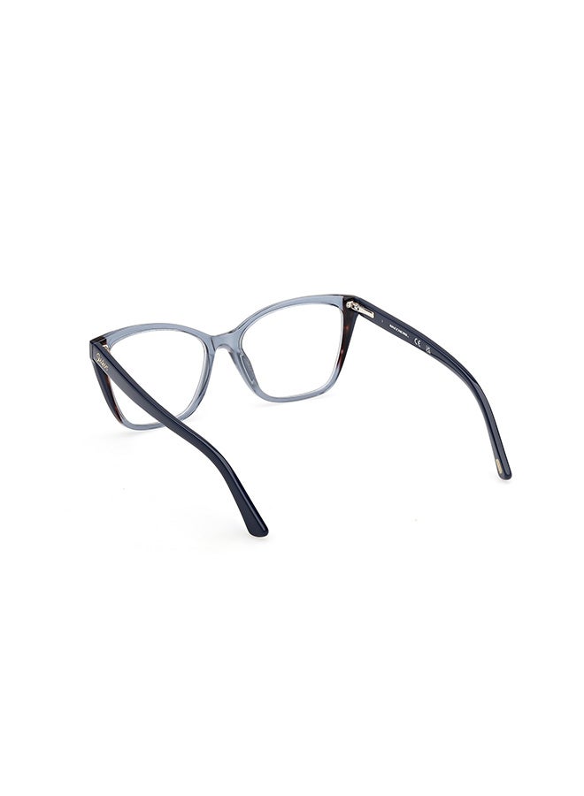 SKECHERS Women's's Cat Eye Eyeglass Frames Shiny Light Blue SKECHERS SE5010208453 53 mm - Image 3
