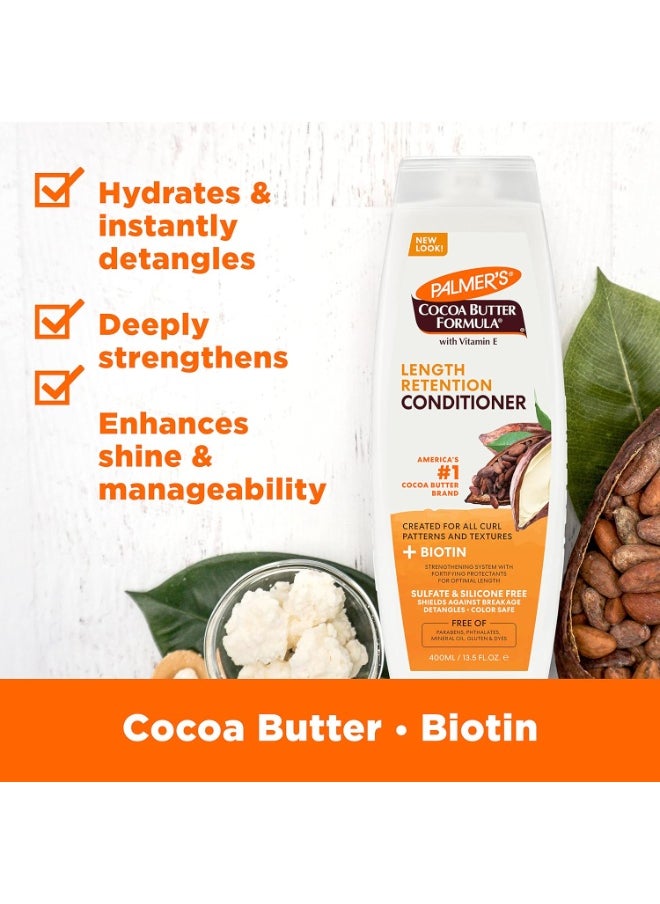 Palmer's Cocoa Butter & Biotin Length Retention Conditioner, 13.5 Ounce