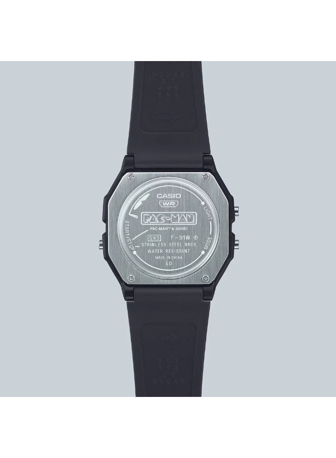 Casio PAC-Man Limited Edition Digital Watch F-91WPC-1A - Image 2