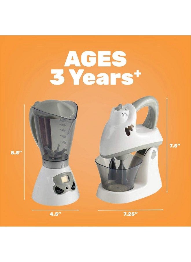 Constructive Playthings Appliances Mixer And Toy Blender Kids Kitchen Playset Realistic Designs Functions Like Real Kitchen Appliances For Dramatic Play Developmental Toddler Toys 3 Years & Up  - Image 4