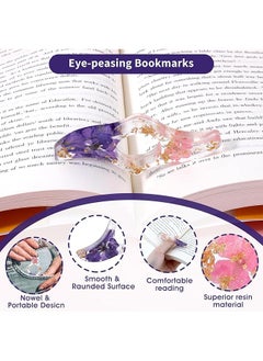 3Pcs Thumb Book Page Holder Dried Flower Resin Book Holders For Reading Book Finger Holder Ring Transparent Bookmark Book Opener Holder Reading Book Accessories Gift For Book Lovers - pzsku/Z02CA8D629CF4313C43F4Z/45/_/1740916149/19f5a724-26ba-4156-8730-ce81f16f2d62