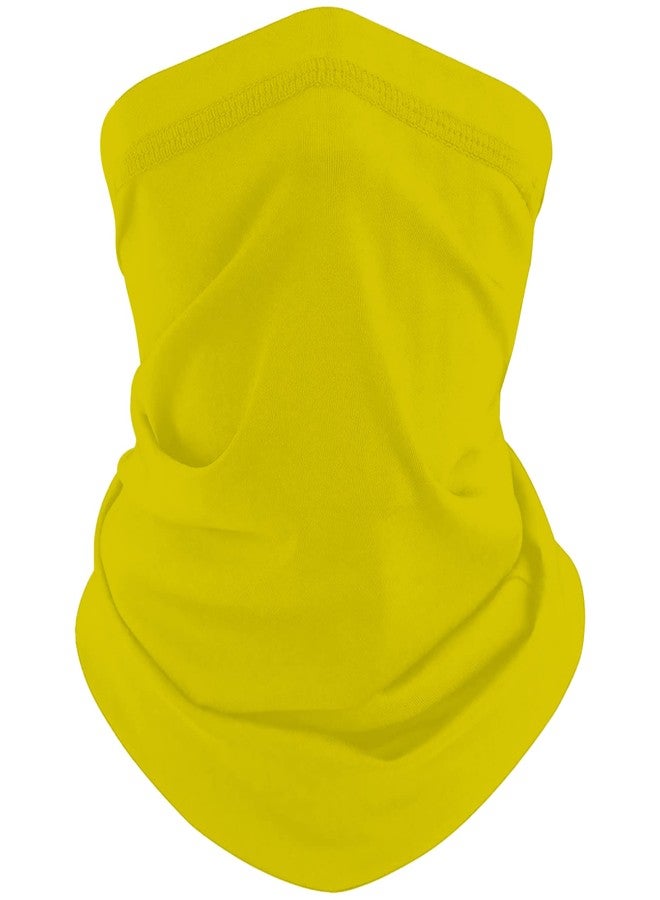 ARMORAY Face Mask Washable & Reusable Balaclava Neck Gaiter - Sun Protection Bandana Scarf Masks for Men & Women Hiking Fishing (YELLOW) - Image 1