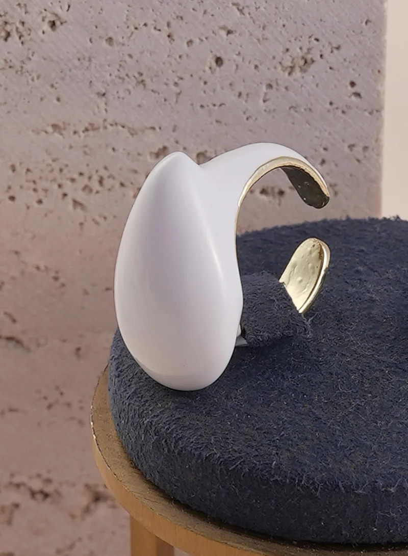 سوهي خاتم إصبع اصطناعي قابل للتعديل بتصميم دمعة