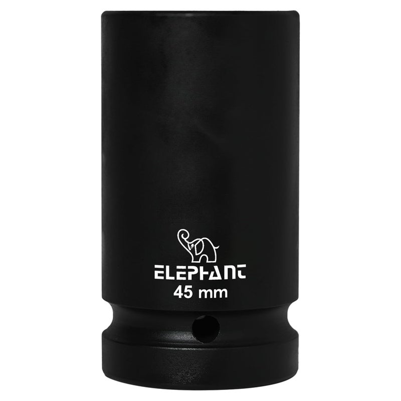 Elephant مفتاح تأثير معدني 1" مربع 6 نقاط قياسي بحجم 45 مم، طول 90 مم - Image 1